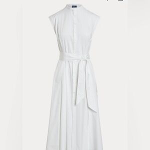 Polo Ralph Lauren
Belted Cotton Sleeveless A-Line Dress